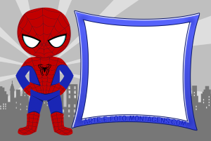 Moldura Personagens - Vingadores Homem Aranha Moldura Personagens - Vingadores Homem Aranha