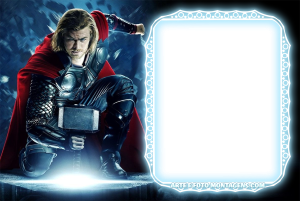 Moldura Personagens - Vingadores Thor Moldura Personagens - Vingadores Thor