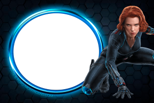 Moldura Personagens - Vingadores Viuva Negra Black Widow Moldura Personagens - Vingadores Viuva Negra Black Widow