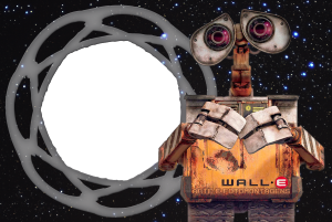 Moldura Personagens - Wall E Moldura Personagens - Wall E