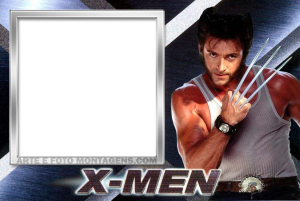Moldura Personagens - Xmen Wolverine Moldura Personagens - Xmen Wolverine