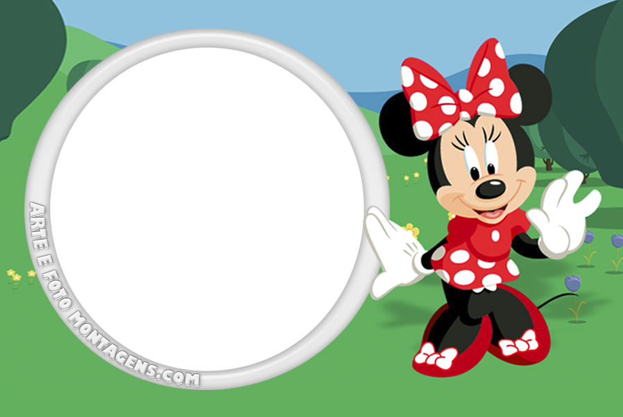 Personagens - Mickey Minnie Vermelha