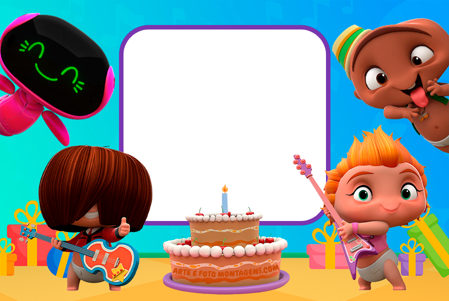 Personagens - Mini Beat Power Rockers Aniversario Personagens - Mini Beat Power Rockers Aniversario
