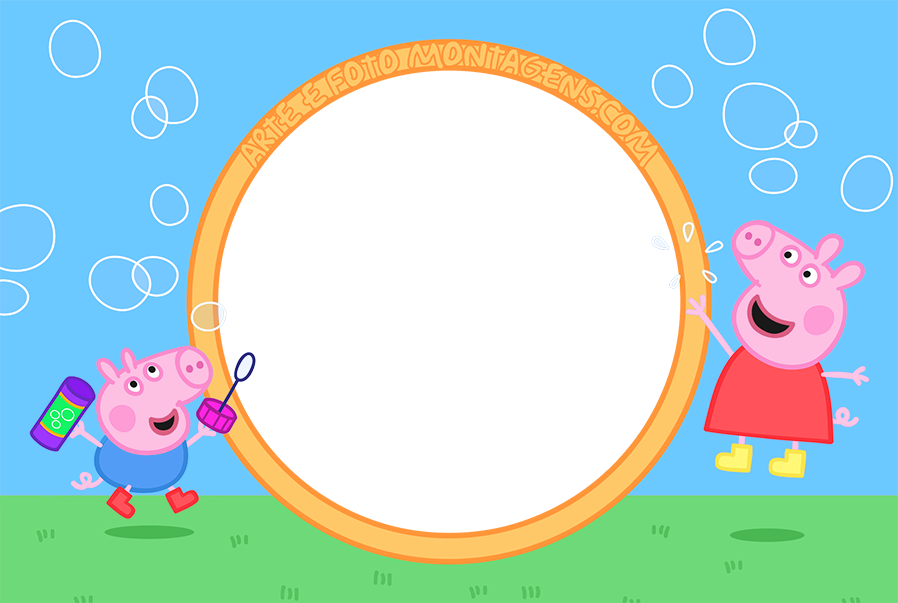 Personagens - Peppa Pig_Bolhinha De Sabao Personagens - Peppa Pig_Bolhinha De Sabao