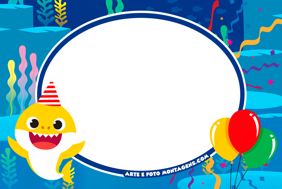 Personagens - Baby Shark Aniversario