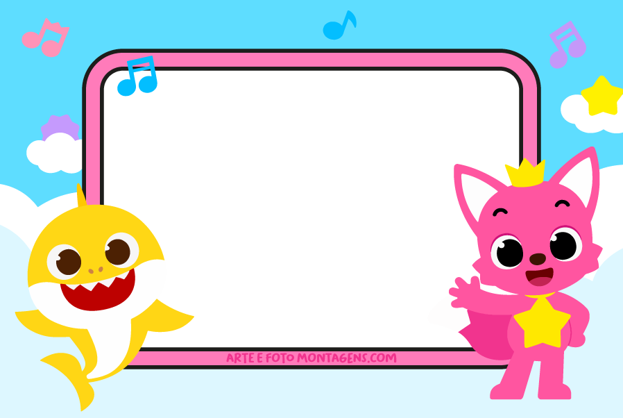 Personagens - Baby Shark Pinkfong