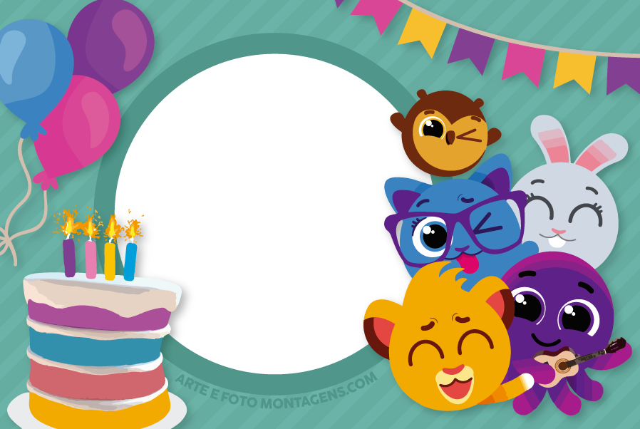 Personagens - Bolofofos Aniversario
