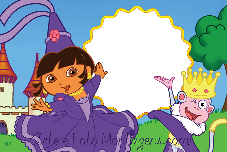 Personagens - Dora Aventureira Princesa Botas