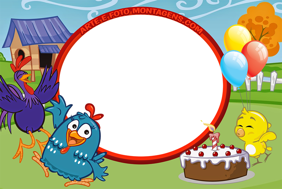 Personagens - Galinha Pintadinha Aniversario