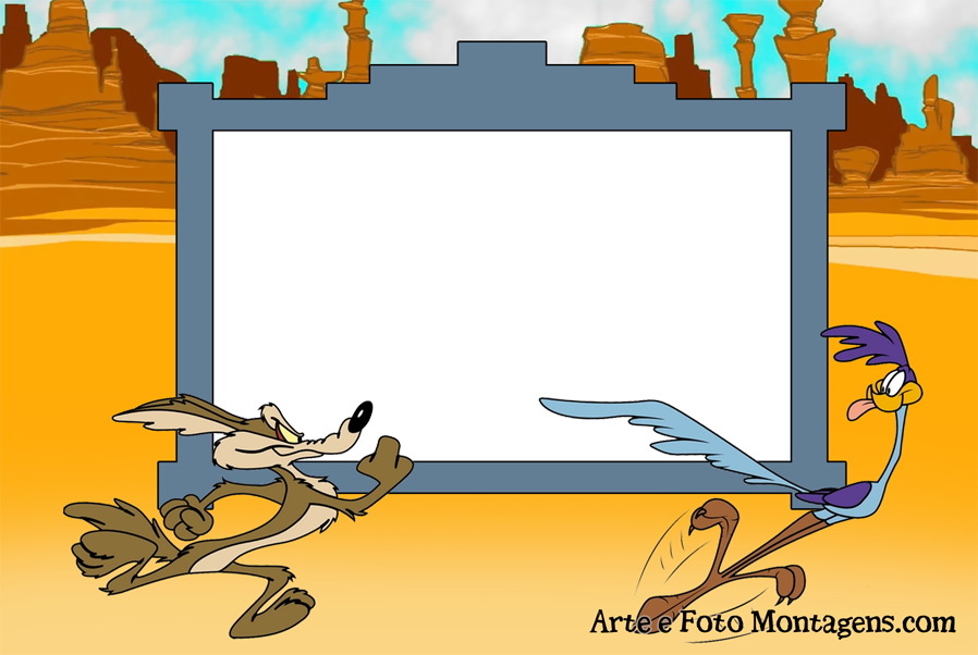Personagens - Looney Tunes Coiote Papaleguas