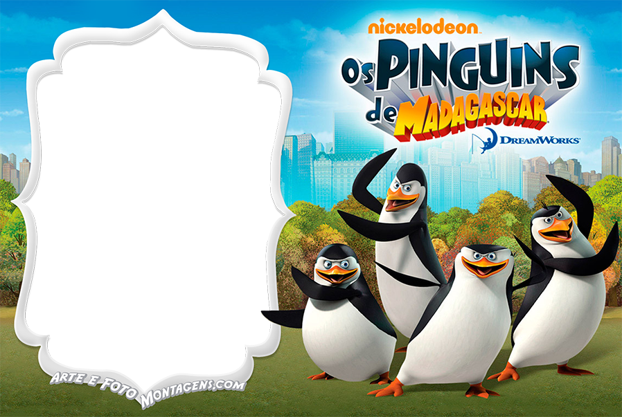 Personagens - Madagascar Pinguins