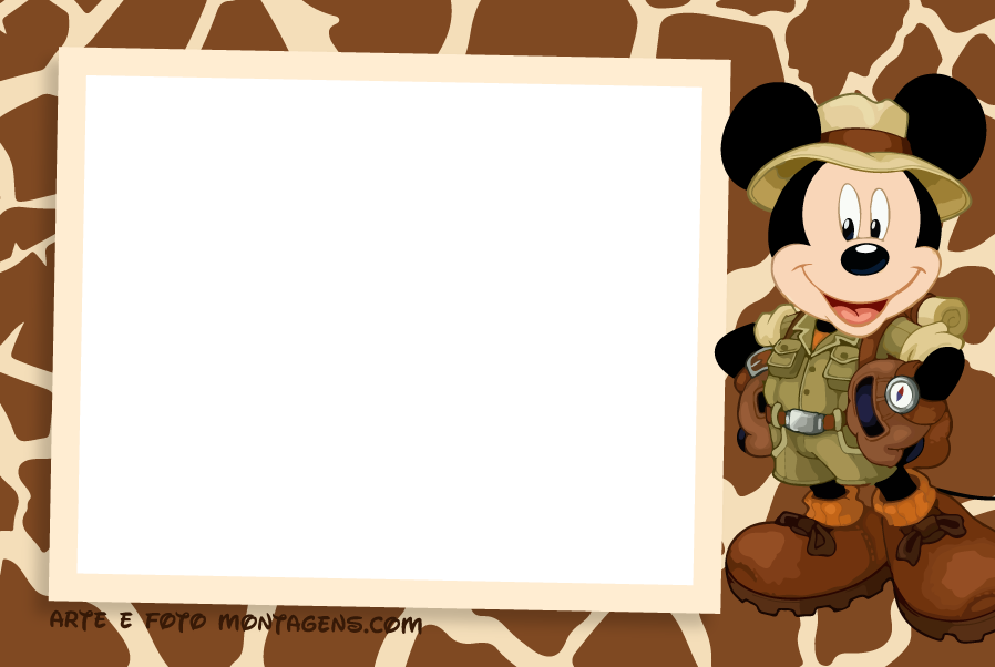Personagens - Mickey Safari