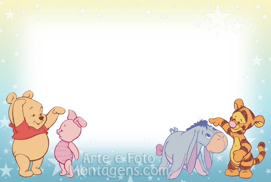 Personagens - Pooh Ursinho Baby Tigrao Leitao Io