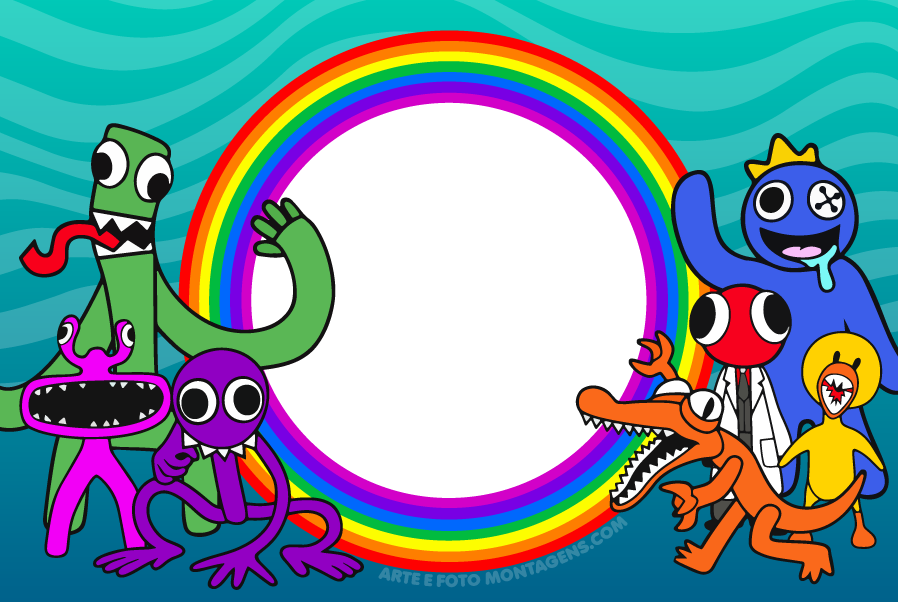 Personagens - Rainbow Friends