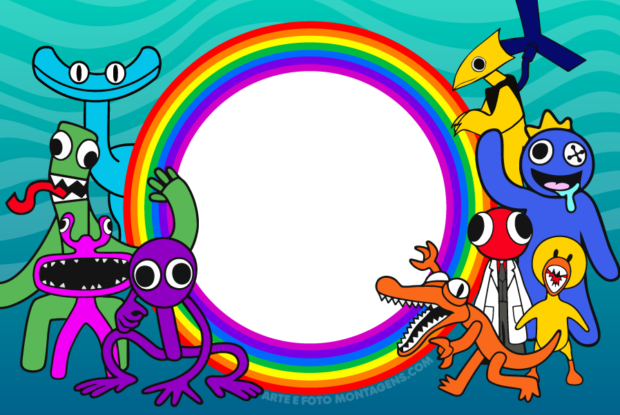 Personagens - Rainbow Friends